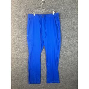 HH Works Healing Hands Ryan Cargo Scrub Pants Size XL Blue Medical Hospital